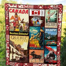 Canada Ng010704B Tbg Quilt Blanket and Home Decor