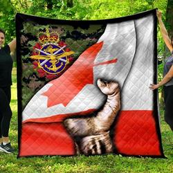 Canadian Armed Forces Quilt Blanket Dhc0701243Vt and Home Decor