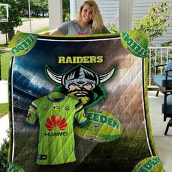 Canberra Raiders Quilt Blanket Beeqt5051  Quilt and Home Decor