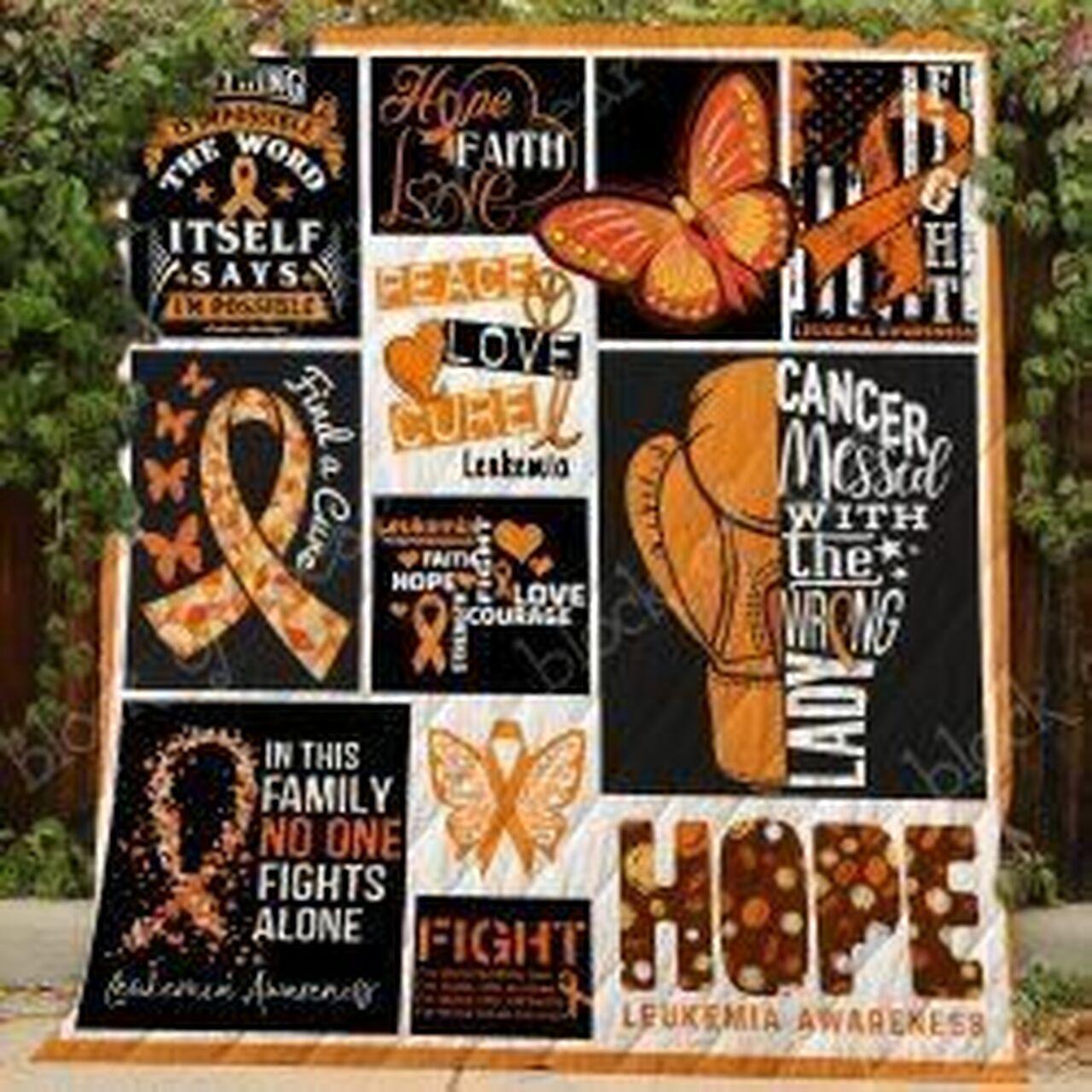 Cancer Butterfly Cla0910101Q Quilt Blanket and Home Decor