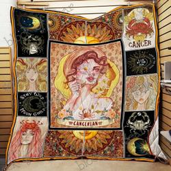 Cancerian The Moonchild Cl19100179Mdq Quilt Blanket and Home Decor