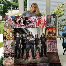 Cannibal Corpse Quilt Blanket and Home Decor