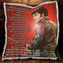 Cant Help Falling In Love With You Quilt Blanket P312 and Home Decor