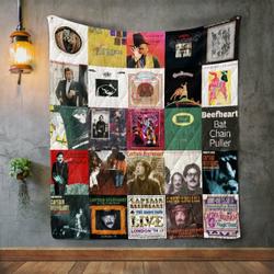 Captain Beefheart Album Covers Quilt Blanket and Home Decor