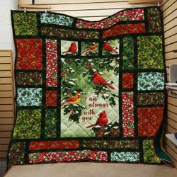 Cardinal Bird Quilt Blanket Dhc091023Vt and Home Decor