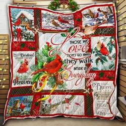 Cardinal Christmas Cl14100059Mdq Quilt Blanket and Home Decor