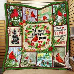 Cardinal Christmas Cl18100146Mdq Quilt Blanket and Home Decor