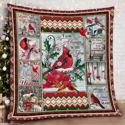 Cardinal Christmas Dac171194 Quilt Blanket and Home Decor