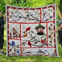 Cardinal Hur Quilt Bevrjt and Home Decor