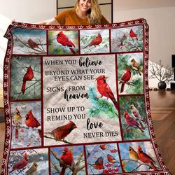 Cardinal Quilt Blanket DTH310701HD and Home Decor