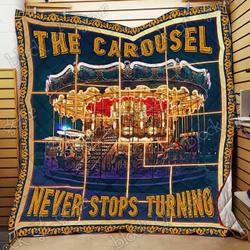 Carousel Cl18100151Mdq Quilt Blanket and Home Decor