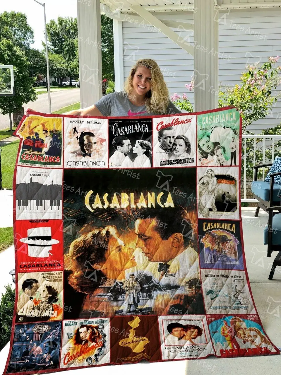 Casablanca Quilt Blanket 01891 and Home Decor