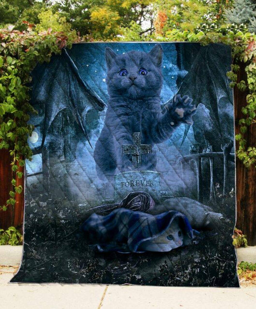Cat Avenged Quilt Blanket Ver 2 Quilt and Home Decor