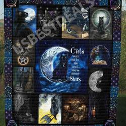 Cat Beautiful Flower Cat U Quilt Lm and Home Decor