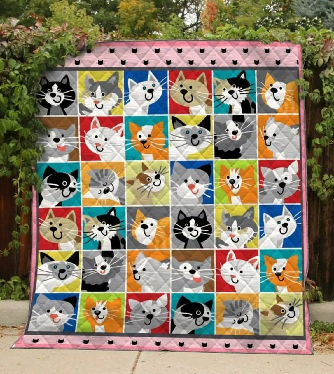 Cat Cl14100064Mdq Quilt Blanket and Home Decor