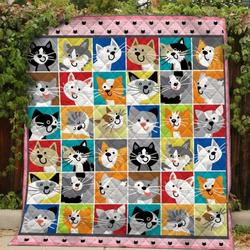 Cat Cl14100064Mdq Quilt Blanket and Home Decor