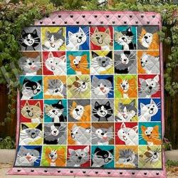Cat Cld180715 Quilt Blanket and Home Decor