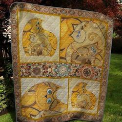 Cat Hug Quilt Blanket  Quilt and Home Decor