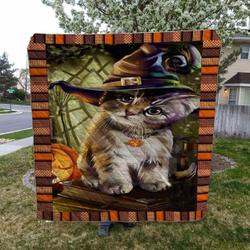 Cat HVT150802 Quilt Blanket Sleepy and Home Decor