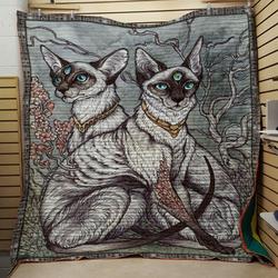 Cat Into Fine Quilt  and Home Decor