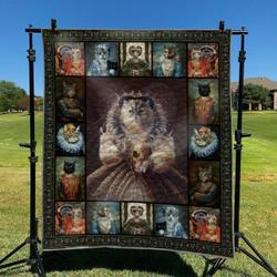 Cat Lady DHCLD0909 Quilt Blanket and Home Decor