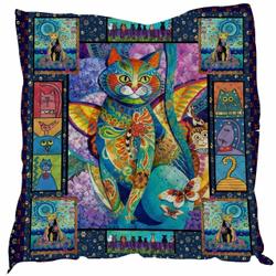 Cat Quilt Blanket ABC281106 and Home Decor