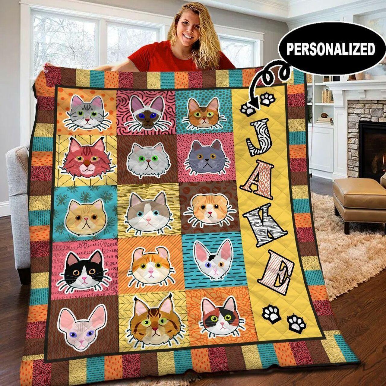 Cat Quilt Blanket BBB090525HT and Home Decor
