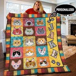 Cat Quilt Blanket BBB090525HT and Home Decor