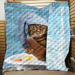 Cat Quilt Blanket C9B0504142NH and Home Decor