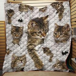 Cat Quilt Blanket C9B0504144NH and Home Decor