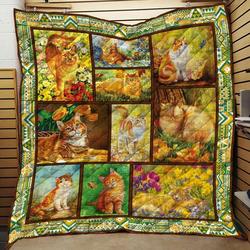Cat Quilt Blanket C9B250205NM and Home Decor