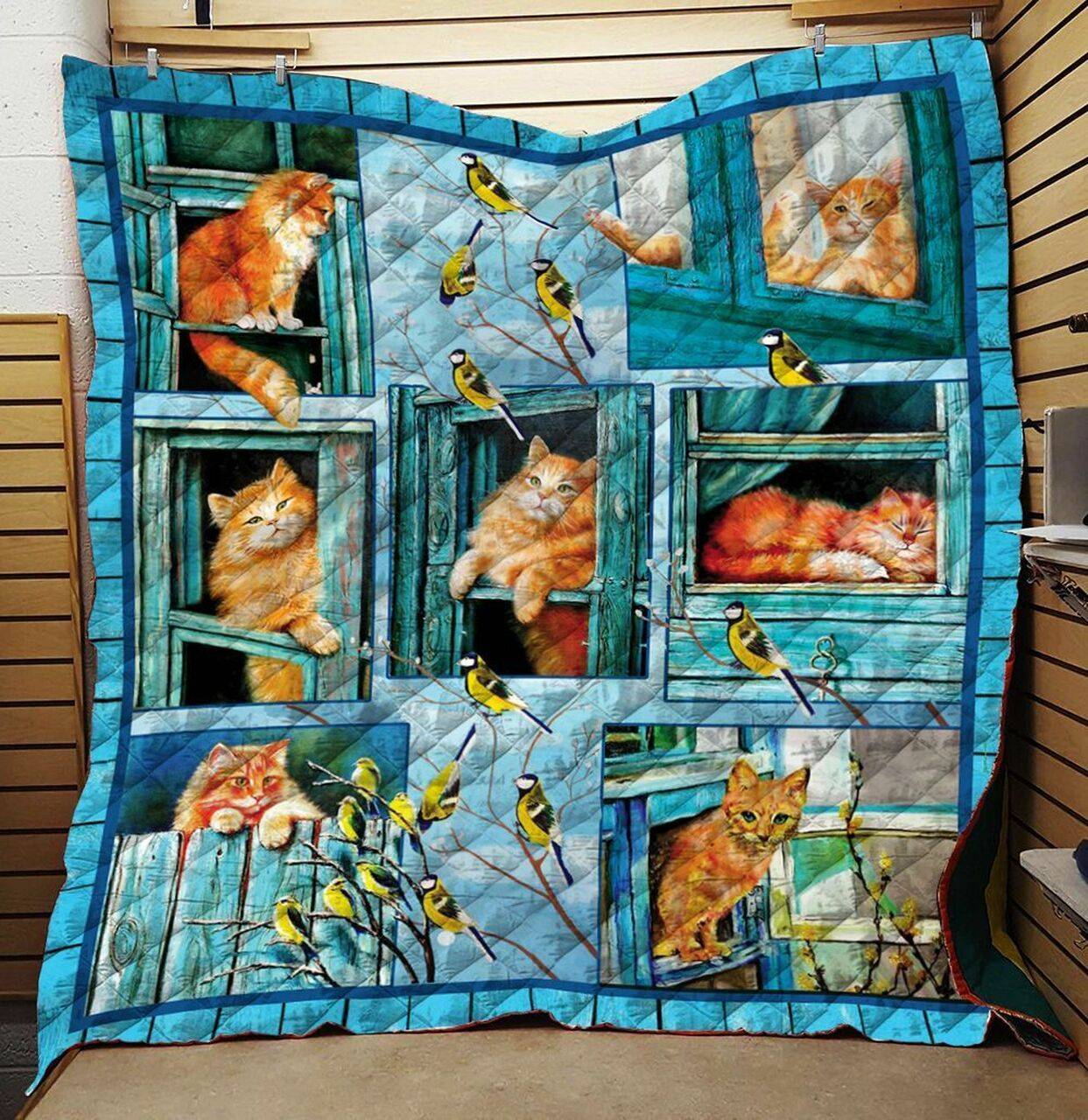 Cat Quilt Blanket C9B250206NM and Home Decor