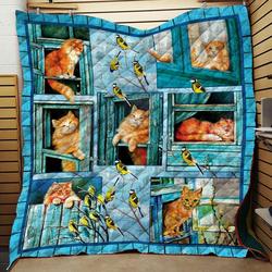 Cat Quilt Blanket C9B250206NM and Home Decor