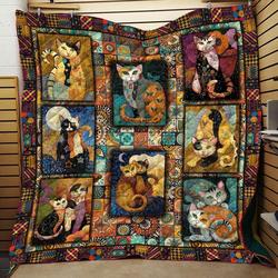 Cat Quilt Blanket C9B250207NM and Home Decor