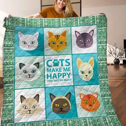 Cat Quilt Blanket C9B250303TY and Home Decor