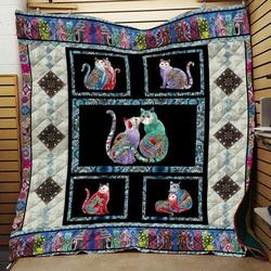 Cat Quilt Blanket C9B260215TY and Home Decor