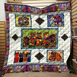 Cat Quilt Blanket C9B260216TY and Home Decor