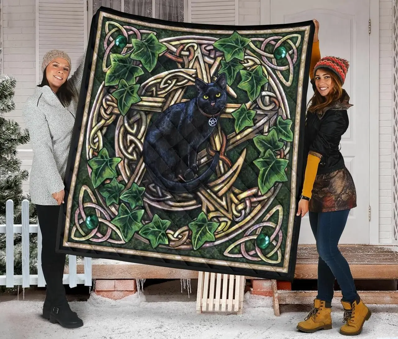 Cat Quilt Blanket Dhc09121427Dd and Home Decor