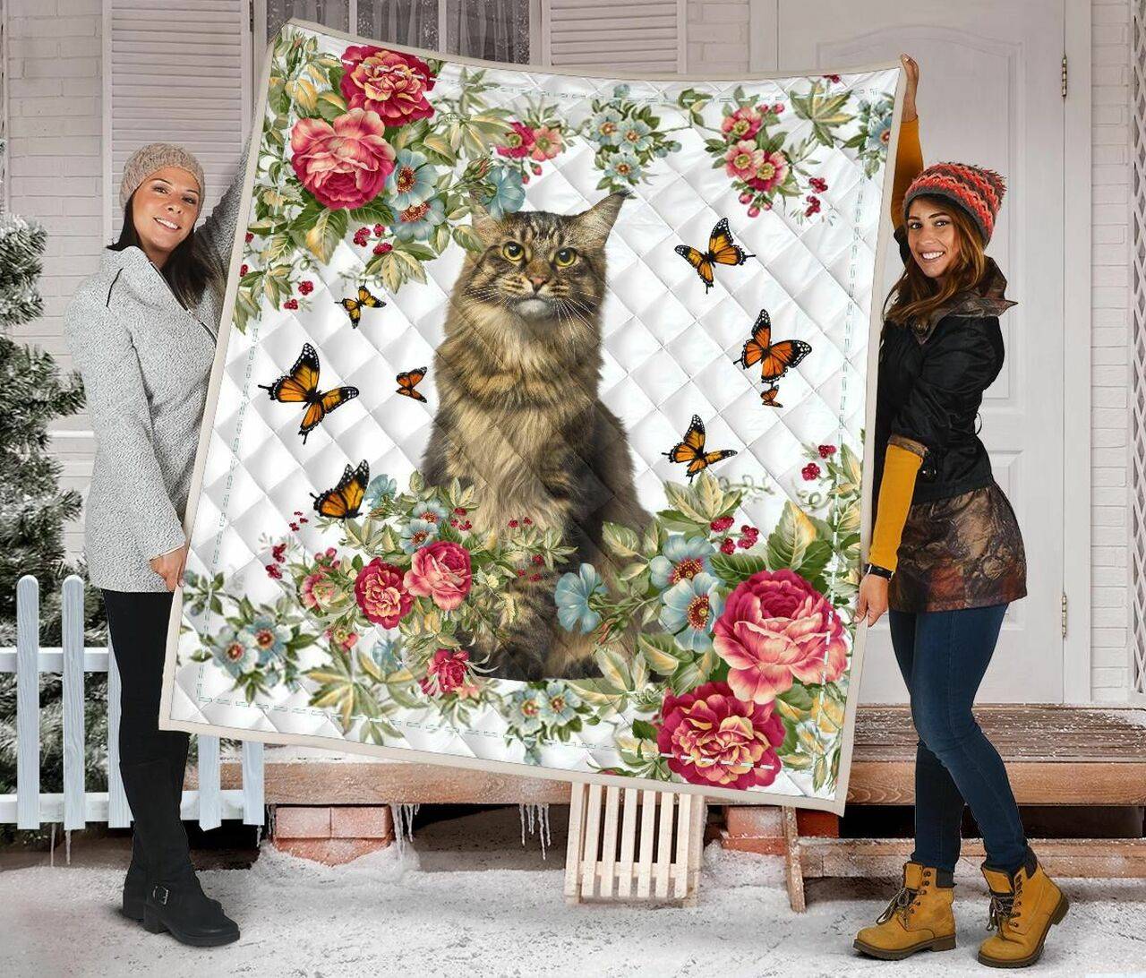 Cat Quilt Blanket Dhc09121476Dd and Home Decor