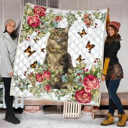 Cat Quilt Blanket Dhc09121476Dd and Home Decor