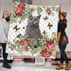 Cat Quilt Blanket Dhc09121486Dd and Home Decor
