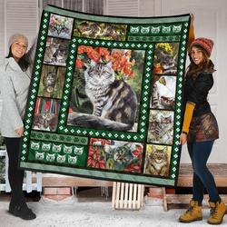 Cat Quilt Blanket Dhc09121555Dd and Home Decor