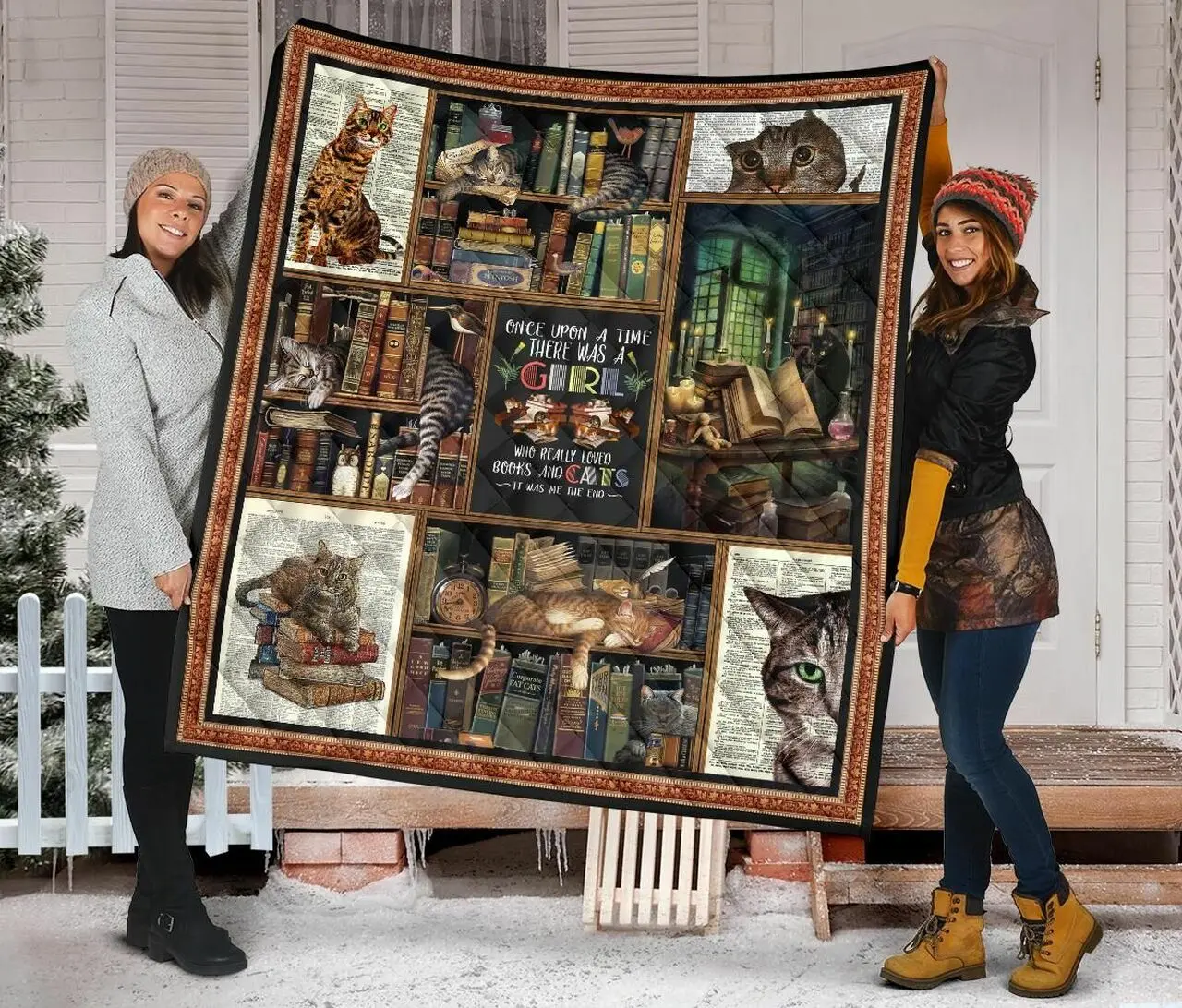 Cat Quilt Blanket Dhc09121558Dd and Home Decor