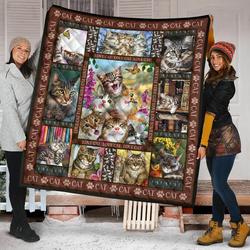 Cat Quilt Blanket Dhc09121585Dd and Home Decor
