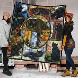 Cat Quilt Blanket Dhc09121593Dd and Home Decor