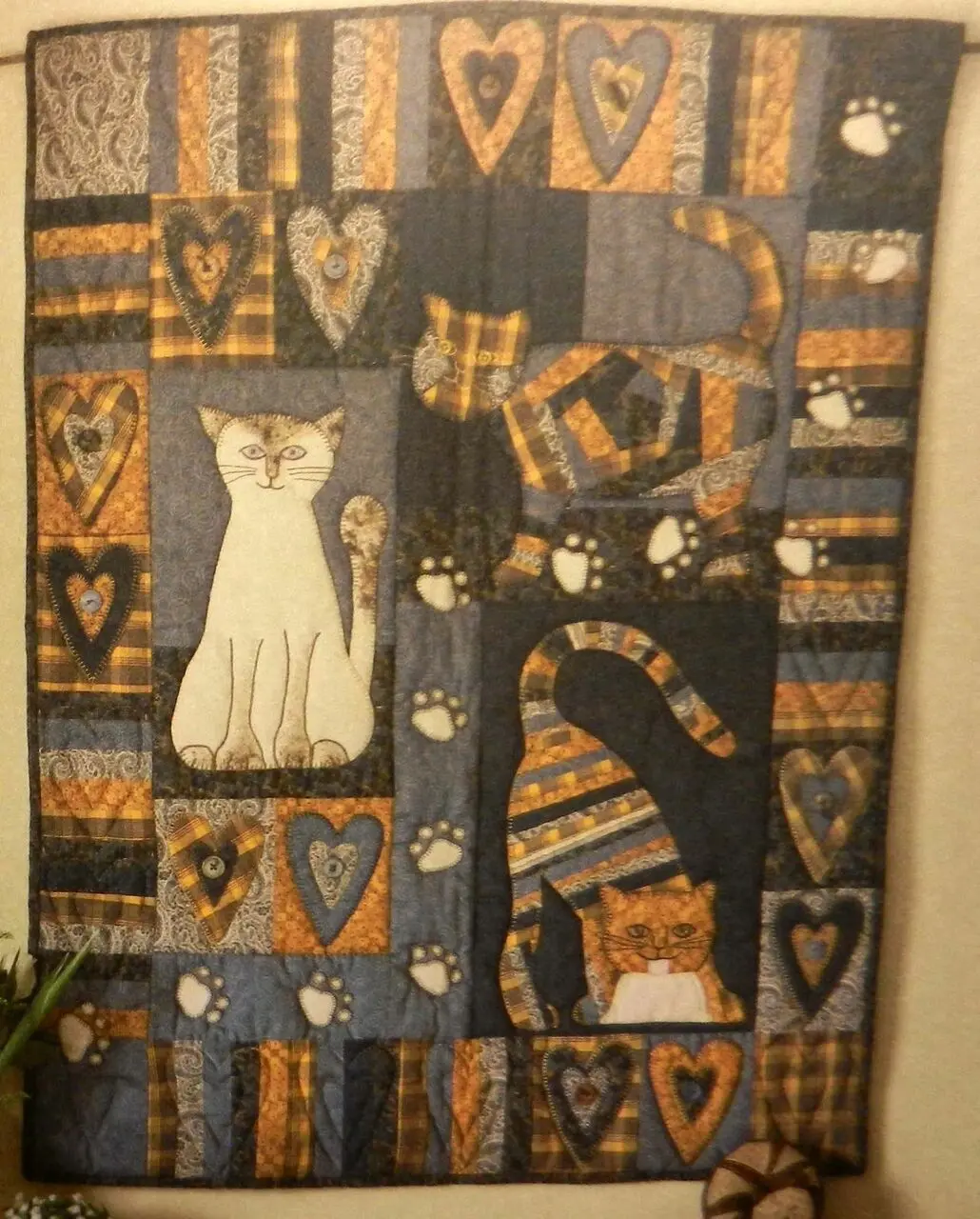 Cat Quilt Blanket Dhc150137Lt and Home Decor