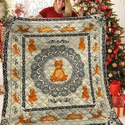 Cat Quilt Blanket Ll and Home Decor