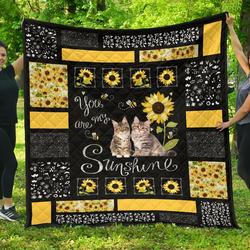 Cat Quilt  Qt202Pa  Quilt and Home Decor