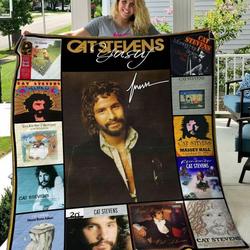 Cat Stevens Quilt Blanket Hvt120618  Quilt and Home Decor