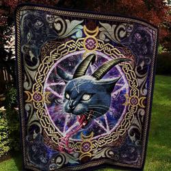 Cat Vaporwave Tl180504 Quilt Blanket and Home Decor